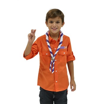Camisa oficial Castores - uniforme Scouts MSC