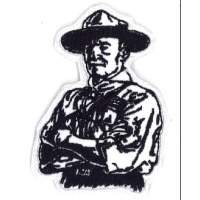 Insignia Baden Powell b/n