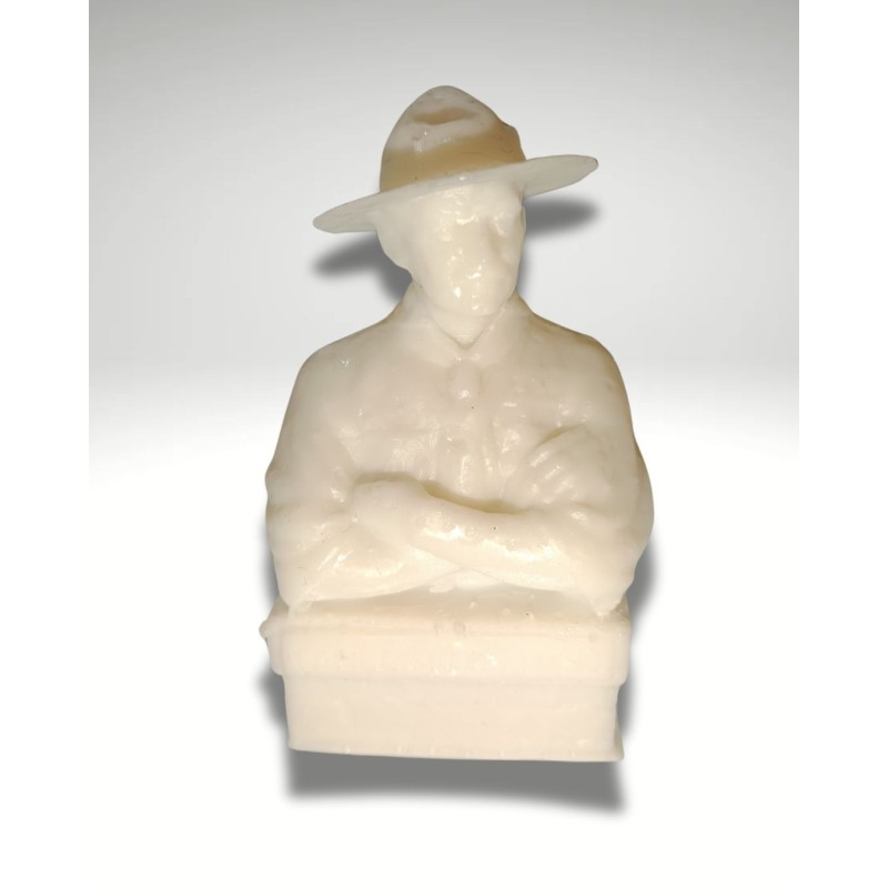 Busto Baden Powell en resina.
