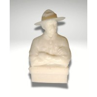 Busto Baden Powell en resina.