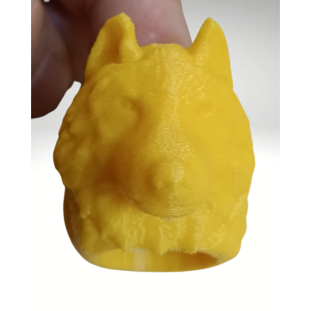 Pasapañoleta 3D Lobo