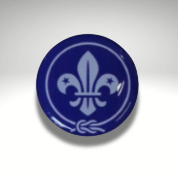 Pegatina Gota resina Flor de Lis Mundial