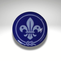 Pegatina Gota resina Flor de Lis Mundial