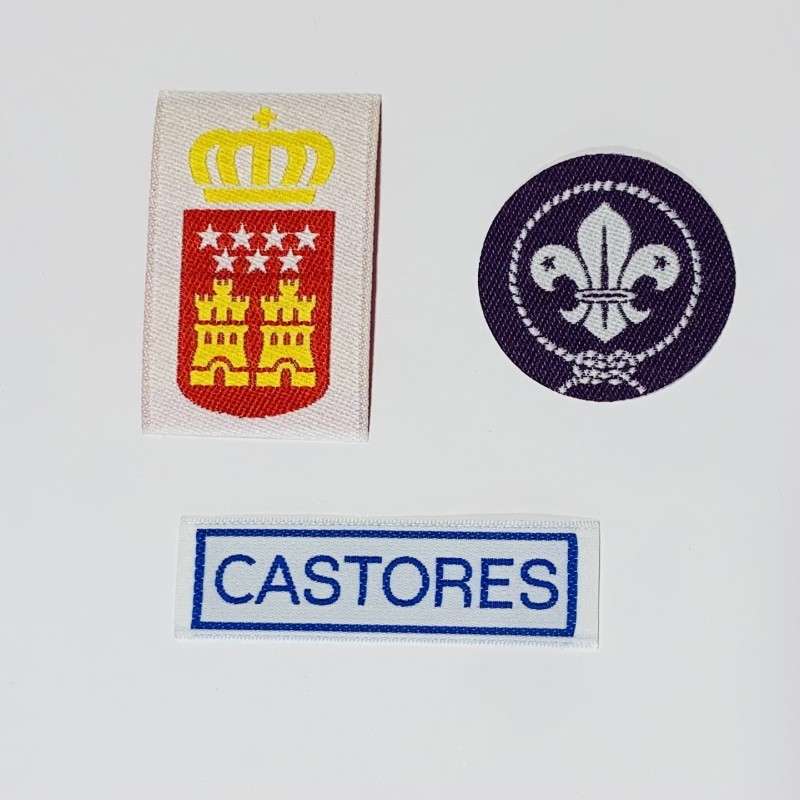 Juego insignias camisa Castores - Madrid