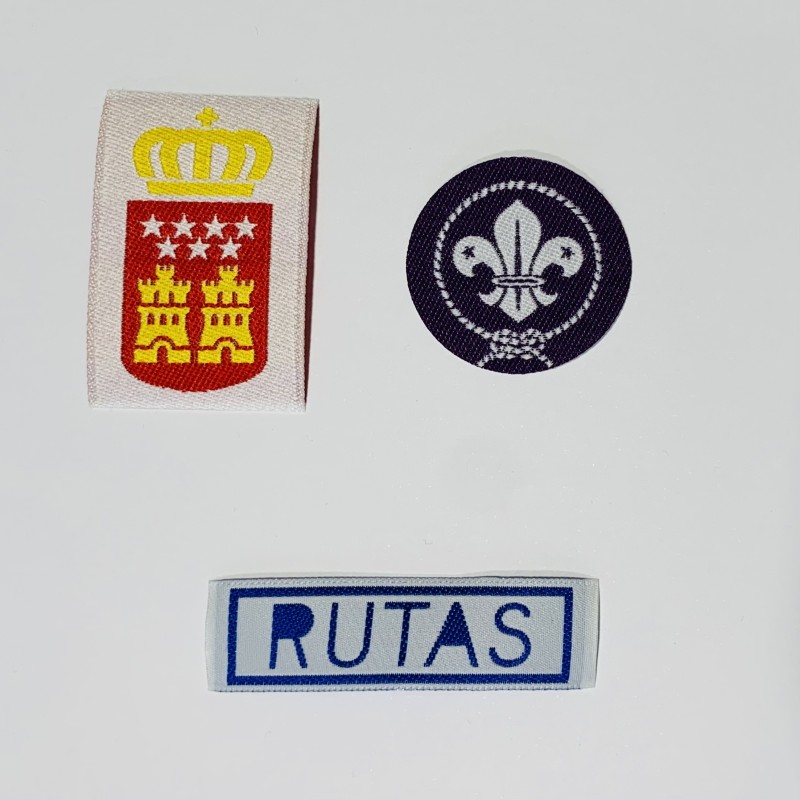 Juego Insignias Camisa Rutas - Madrid