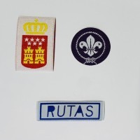 Juego Insignias Camisa Rutas - Madrid