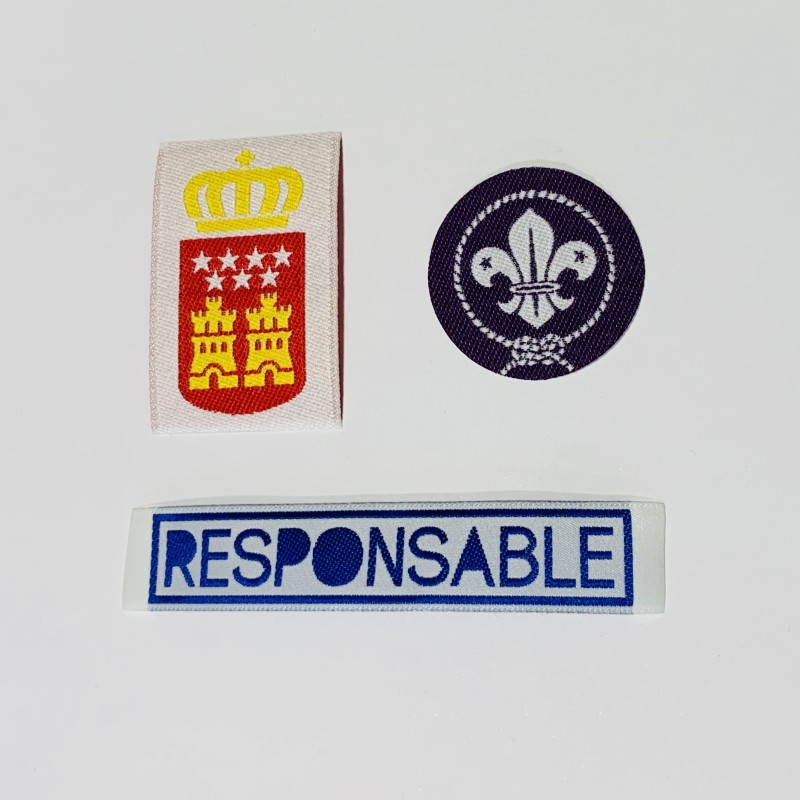 Juego Insignias Camisa Responsables - Madrid
