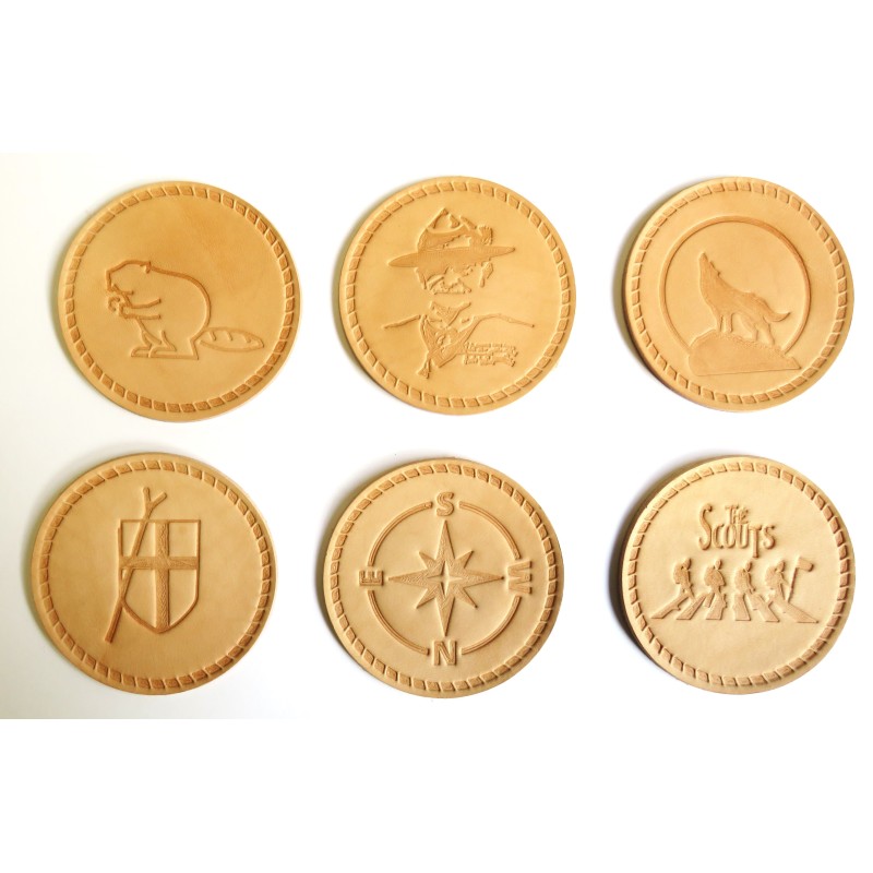 Juego posavasos Ramas Scouts