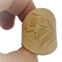 Pasador Estampado - Lobo Perfil