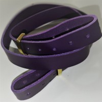 CINTURÓN CUERO MORADO