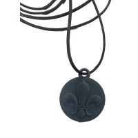 Colgante Flor de Lis-Círculo