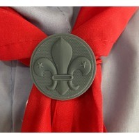 Pasador Flor de Lis - Circulo