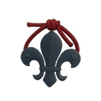 Pasador Flor de Lis - accesorio pañoleta scout